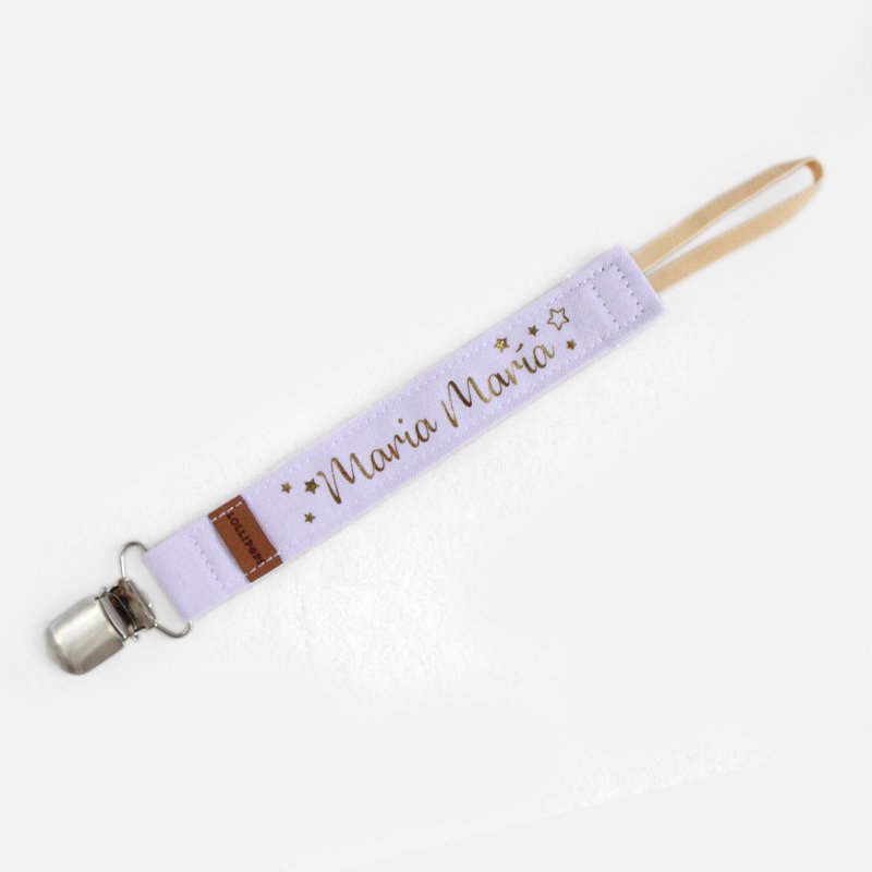 Clip para Chupo Personalizado Lila