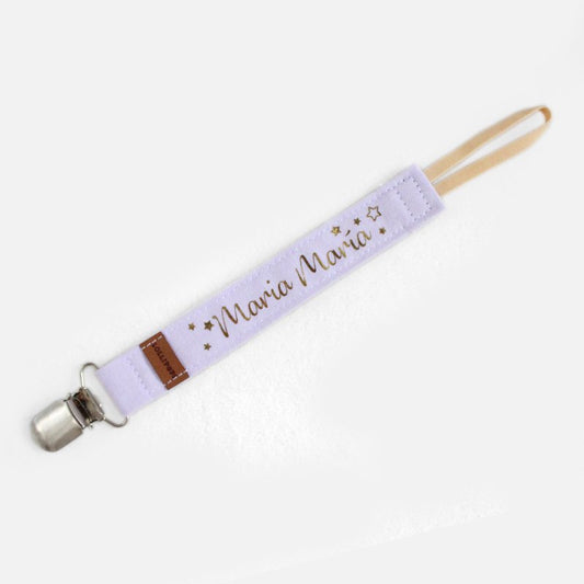 Clip para Chupo Personalizado Lila