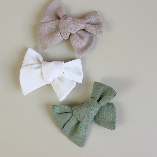 Set de Lino Camel, Crudo y Salvia